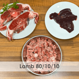 Lamb 80/10/10 Raw 1kg - Box of 12