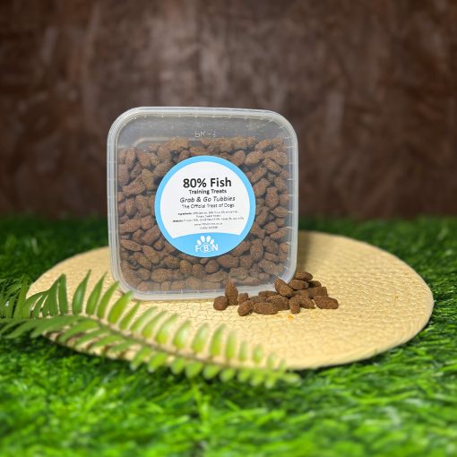 80% Fish Training Treats 500g Tub