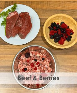 Beef & Berries (Boneless) Raw 1kg Bag - Box of 12