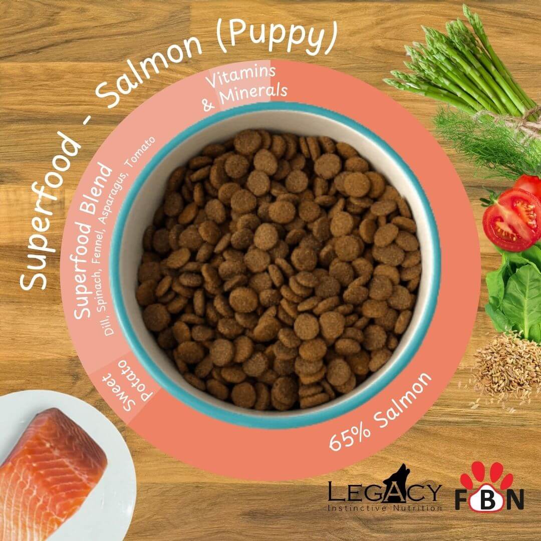 Legacy Superfood 65 - Scottish Salmon (Fish) - Puppy 12kg - Image 2