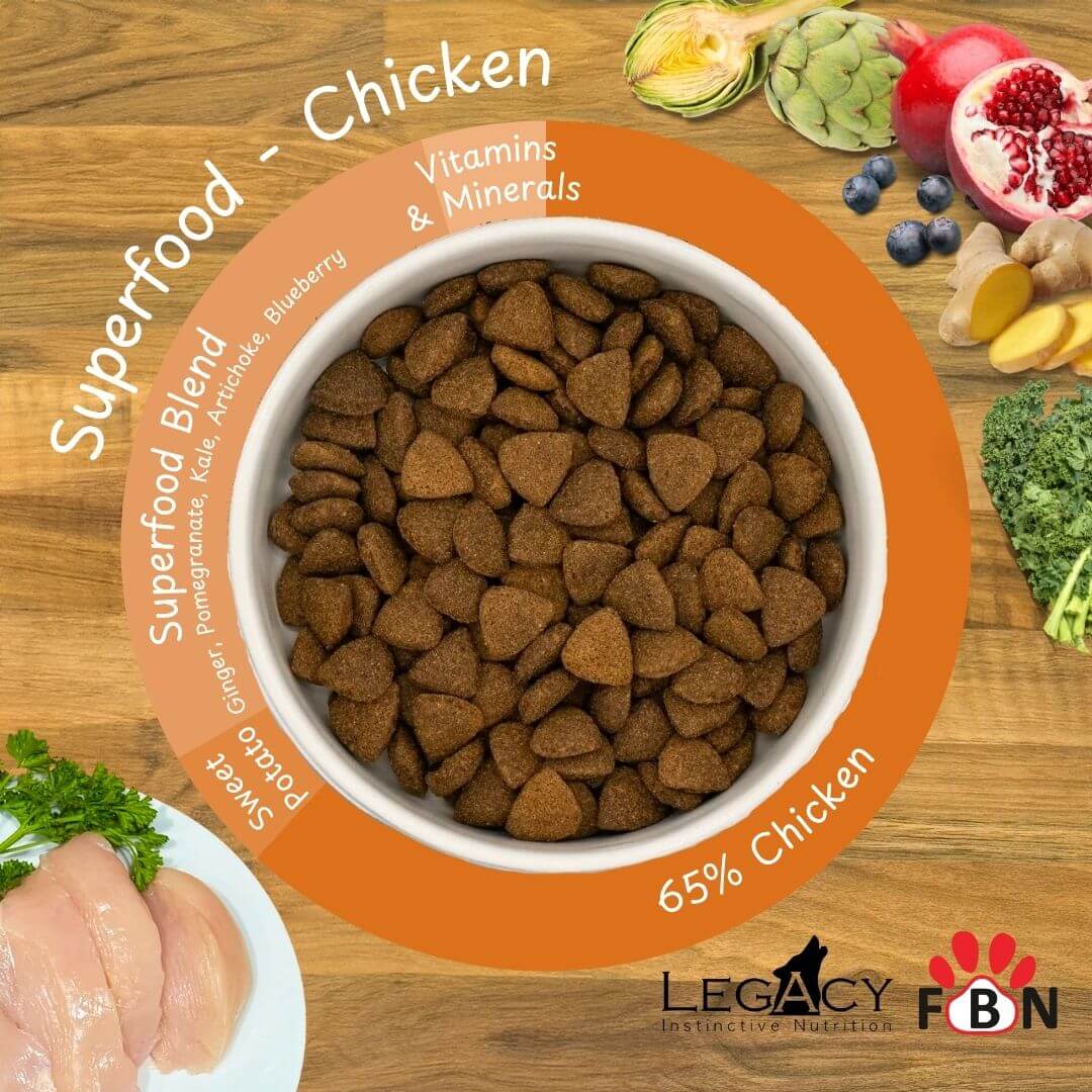 Legacy Superfood 65 - Free-Range Chicken - Adult 12kg - Image 2