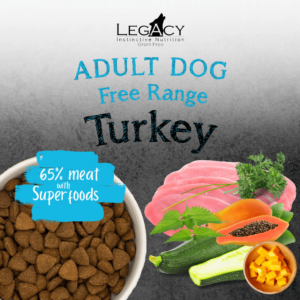 Legacy Superfood 65 - Free-Range Turkey - Adult 12kg