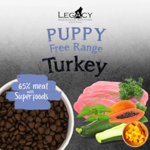 Legacy Superfood 65 - Free-Range Turkey - Puppy 12kg
