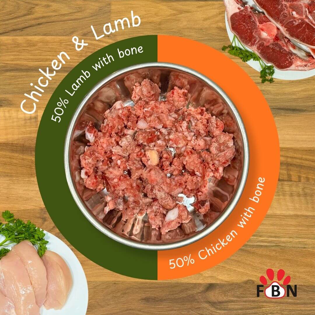 Chicken & Lamb Raw 1kg - Box of 12 - Image 2