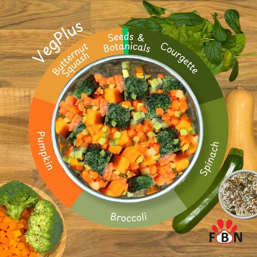 VegPlus Raw Frozen 1kg - Box of 12 - Image 2