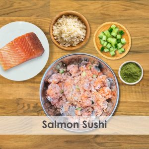 Salmon Sushi Raw 1kg - Box of 12 (Fish)