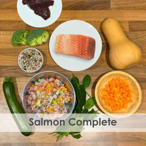 Salmon Complete Raw 1kg - Box of 12 (Fish)