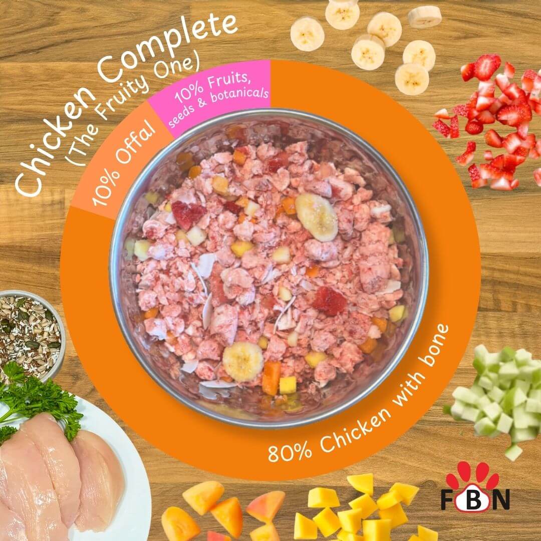 Chicken Complete (The Fruity One) Raw 1kg - Box of 12 - Image 2