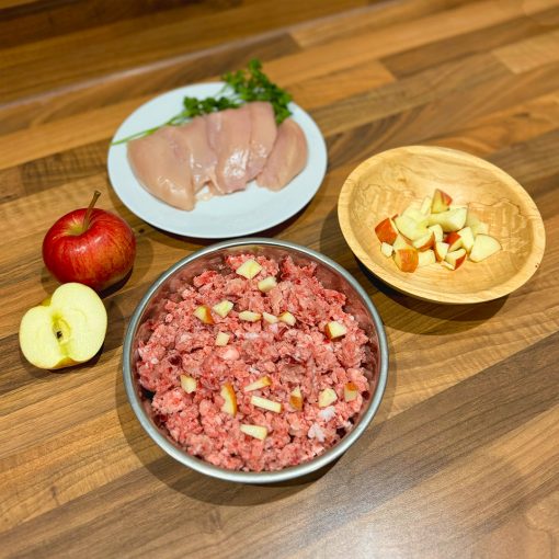 Chicken & Apple Raw 1kg - 2x Boxes of 12 - Image 2