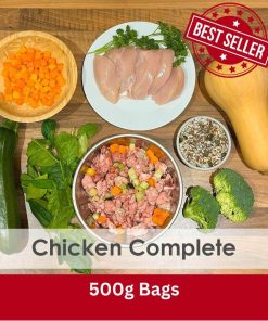 Chicken Complete Raw 500g Bag - Box of 24