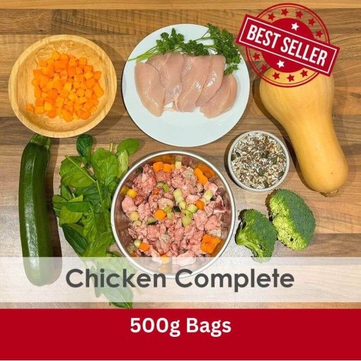 Chicken Complete Raw 500g Bag - Box of 24