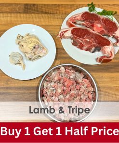 Lamb & Tripe Mince Raw 1kg - 2x Boxes of 12