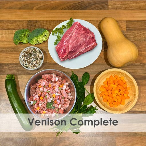 Venison Complete (Boneless) Raw 1kg - Box of 12