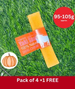 Yaki Snak Medium Pumpkin - 90g -105g (3oz) Pack of 4 + 1 FREE