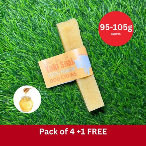 Yaki Snak Medium Honey - 95-105g (3oz) - Pack of 4 +1 FREE