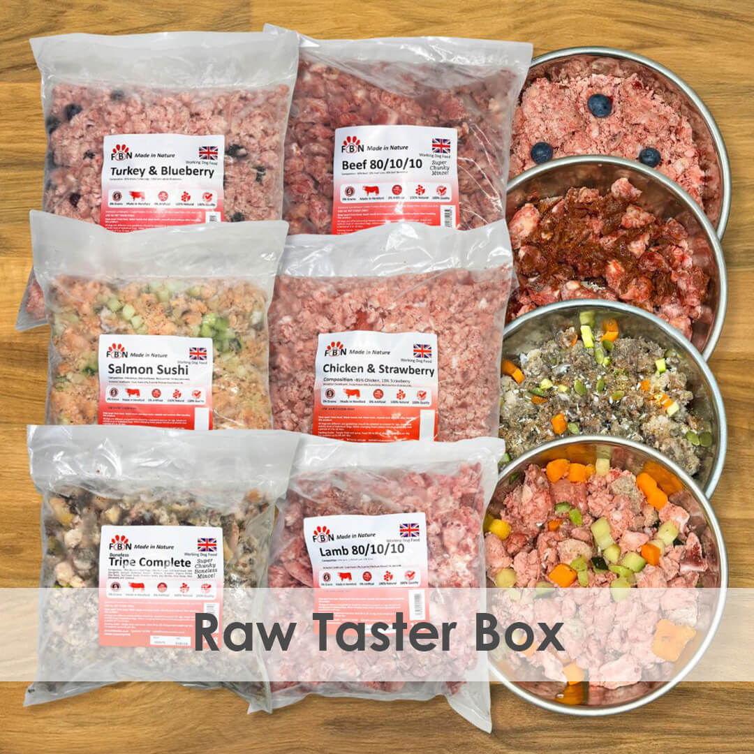 Raw Taster Box 6 x 1kg Mixed