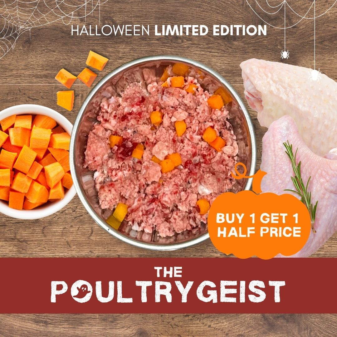 The Poultrygeist Raw 1kg - 2x Boxes of 12 - Halloween Limited Edition